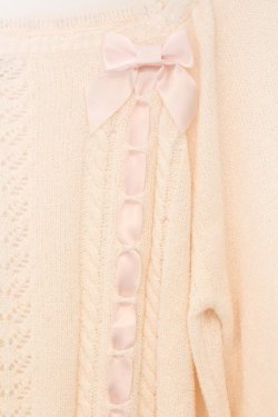 画像2: Secret Honey / はわせレースニットソー  ピンク O-26-03-07-1007-CA-TO-IG-OS