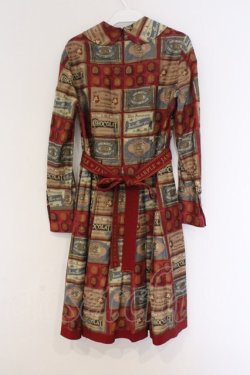 画像3: Jane Marple / Chocolat classiqueのワンピース M ワイン O-26-03-07-1071-JM-OP-OW-OS