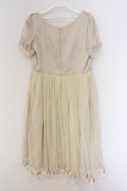 画像3: Emily Temple cute / サテン&ドットチュールワンピース  アイボリー O-26-03-07-1072-ET-OP-OW-OS