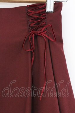 画像2: Secret Honey / バックティアードミニスカート 2 ワイン O-26-03-07-1009-CA-SK-IG-OS