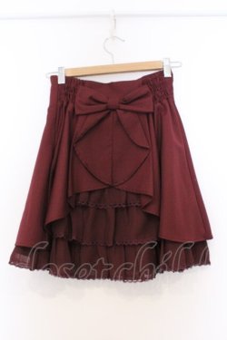 画像3: Secret Honey / バックティアードミニスカート 2 ワイン O-26-03-07-1009-CA-SK-IG-OS