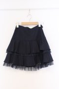 Secret Honey / チュールフリルティアードスカート 2 ネイビー O-26-03-07-1011-CA-SK-IG-OS