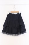 画像1: Secret Honey / チュールフリルティアードスカート 2 ネイビー O-26-03-07-1011-CA-SK-IG-OS (1)