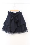 画像3: Secret Honey / チュールフリルティアードスカート 2 ネイビー O-26-03-07-1011-CA-SK-IG-OS (3)