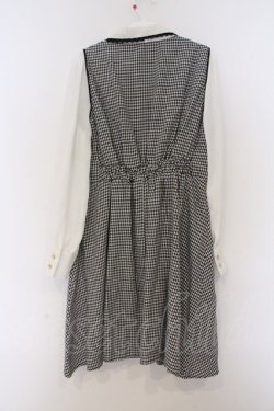 画像3: axes femme / レイヤード風ワンピース M クロ×シロ O-26-03-07-1016-AX-OP-IG-OS