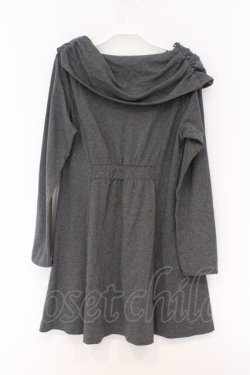 画像3: axes femme / リボンカラーチュニック M グレー O-26-03-07-1017-AX-OP-IG-OS