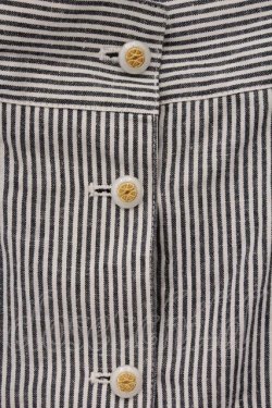 画像2: LODISPOTTO / ストライプサスペンダースカート  シロ×グレー O-26-03-07-1019-LO-SK-IG-OS