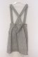 画像3: LODISPOTTO / ストライプサスペンダースカート  シロ×グレー O-26-03-07-1019-LO-SK-IG-OS (3)