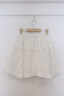 画像3: merry jenny / レースフレアミニスカート  シロ O-26-03-07-1002-LO-SK-IG-OS