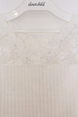 画像2: axes femme / 繊細レースタンクトップ M オフシロ O-26-03-07-1021-AX-TO-IG-OS