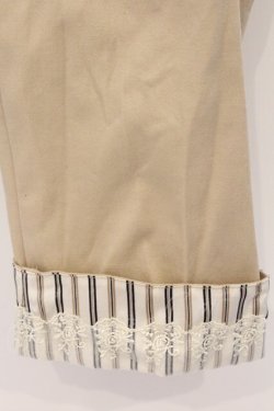 画像2: axes femme / ウエストリボンチノパン  ベージュ O-26-03-07-1025-AX-PA-IG-OS