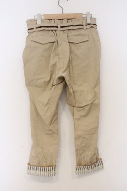 画像3: axes femme / ウエストリボンチノパン  ベージュ O-26-03-07-1025-AX-PA-IG-OS