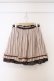 画像1: axes femme / ストライプシフォンスカート  ブラウン×ピンク O-26-03-07-1027-AX-SK-IG-OS (1)