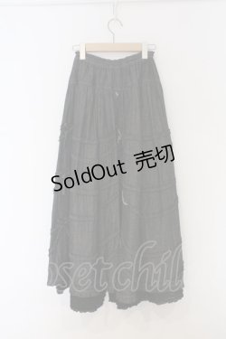 画像3: PINK HOUSE / オールドデニム×ローンフリルワイドパンツ  クロ O-26-03-07-1003-LO-PA-IG-OS