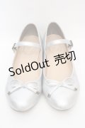 F&A / ストラップ付リボンバレエシューズ M シルバー O-26-03-07-069-LO-SH-IG-OS