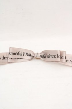 画像1: Rose Marie seoir / ロゴリボンヘアピン  グレージュ O-26-03-07-082-EL-AC-OW-OS