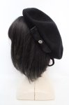 画像1: m petit by misako / NINA's AMカメオベレー 57.5cm クロ O-26-03-07-083-LO-AC-OW-ZT0311E (1)