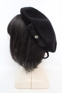 画像1: m petit by misako / NINA's AMカメオベレー 57.5cm クロ O-26-03-07-083-LO-AC-OW-OS