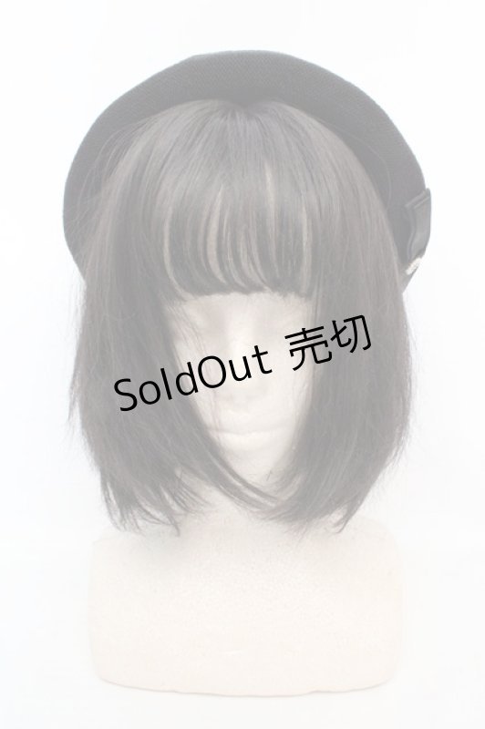 画像2: m petit by misako / NINA's AMカメオベレー 57.5cm クロ O-26-03-07-083-LO-AC-OW-ZT0311E (2)