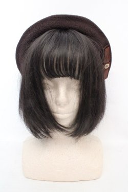 画像2: m petit by misako / NINA's AMカメオベレー 57.5cm ブラウン O-26-03-07-084-LO-AC-OW-OS