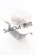 axes femme / モチーフ付きリバーシブルハット  キナリ×アカ O-26-03-07-009-AX-AC-OW-OS