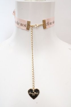 画像3: Rose Marie seoir / ロゴリボンチョーカー  ピンク O-26-03-07-087-EL-AC-OW-OS