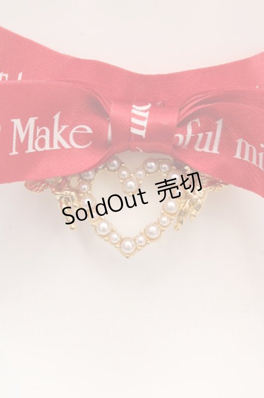 画像2: Rose Marie seoir / ロゴリボンチョーカー  アカ O-26-03-07-088-EL-AC-OW-ZT0311E (2)