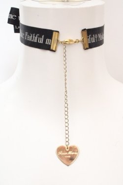 画像3: Rose Marie seoir / ロゴリボンチョーカー  クロ O-26-03-07-089-EL-AC-OW-OS