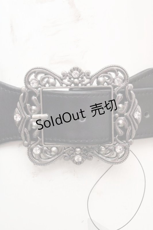 画像2: axes femme / クラシカルバックルベルト  クロ O-26-03-07-095-AX-AC-OW-ZT0311E (2)