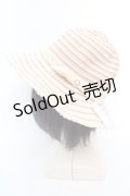 axes femme / レースボーダーハット  ピンク O-26-03-07-010-AX-AC-OW-OS