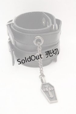 画像3: h.NAOTO / ベルトブレスレット  ブラック O-26-03-07-099-HN-AC-OW-OS