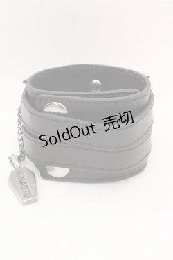 画像4: h.NAOTO / ベルトブレスレット  ブラック O-26-03-07-099-HN-AC-OW-OS