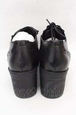 画像3: YOSUKE / レースアップシューズ S ブラック O-26-03-07-2008-PU-SH-IG-OS