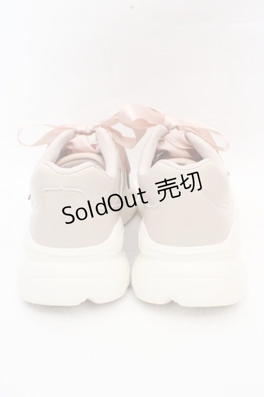 画像3: m petit by misako / ハートチュールスニーカー L ピンク O-26-03-07-2010-LO-SH-IG-ZT0311E (3)
