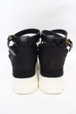 画像4: LIZ LISA / クロスストラップスニーカーサンダル M クロ O-26-03-07-2012-LO-SH-IG-OS