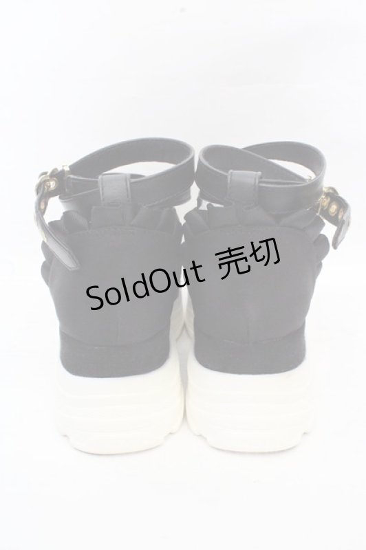 画像4: LIZ LISA / クロスストラップスニーカーサンダル M クロ O-26-03-07-2012-LO-SH-IG-ZT0311E (4)