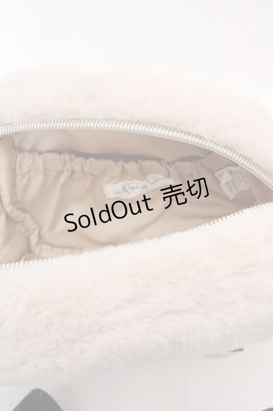 画像3: m petit by misako / AM*クマサンポーチ  アイボリー×ピンク O-26-03-07-2002-LO-ZA-IG-ZTK047 (3)