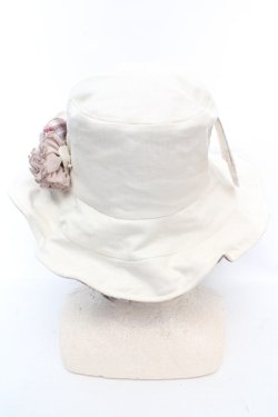 画像3: axes femme / モチーフ付きリバーシブルハット  キナリ×アカ O-26-03-07-012-AX-AC-OW-OS