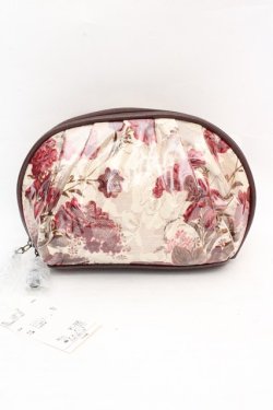 画像1: axes femme / クリアラウンドポーチ  アカ O-26-03-07-014-AX-ZA-OW-OS