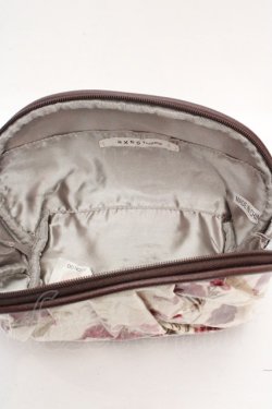 画像3: axes femme / クリアラウンドポーチ  アカ O-26-03-07-014-AX-ZA-OW-OS