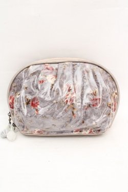 画像1: axes femme / クリアラウンドポーチ  グレー O-26-03-07-015-AX-ZA-OW-OS