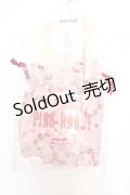 PINK HOUSE / PINK HOUSE×misako&erinko Heart Berry Rabbit クリアバッグ  ピンク×クリア O-26-03-07-016-LO-BG-IG-ZT0311E