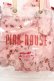 画像2: PINK HOUSE / PINK HOUSE×misako&erinko Heart Berry Rabbit クリアバッグ  ピンク×クリア O-26-03-07-016-LO-BG-IG-OS (2)