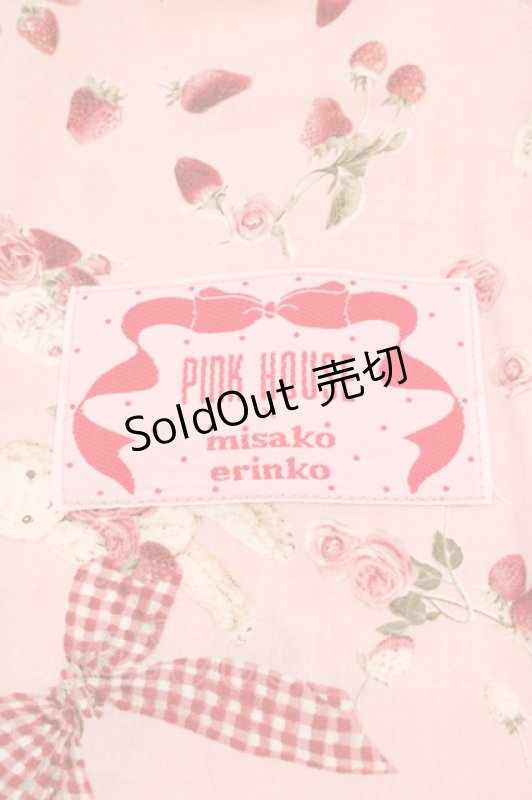 画像5: PINK HOUSE / PINK HOUSE×misako&erinko Heart Berry Rabbit クリアバッグ  ピンク×クリア O-26-03-07-016-LO-BG-IG-ZT0311E (5)