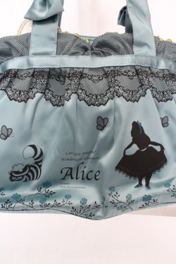 画像2: axes femme / DISNEYコラボアリスバッグ  グリーン O-26-03-07-017-AX-BG-OW-OS