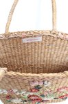 画像4: WONDERFUL WORLD / フラワーかごバッグ  ナチュラル O-26-03-07-021-LO-BG-IG-ZTK047 (4)