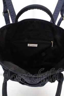 画像4: axes femme / モチーフ刺繍ナイロンリュック  コン O-26-03-07-033-AX-BG-OW-OS