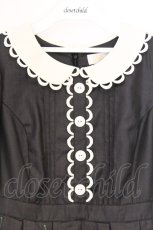 画像3: Leur Getter / Antique Lace Strawberry袖付きワンピース M クロ O-26-03-08-003-LU-OP-OW-OS (3)