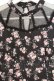 画像2: EATME / Rose Floral Patternワンピース S クロ O-26-03-08-031-LO-OP-OW-OS (2)
