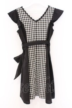 画像3: EATME / ギンガム切り替えワンピース S クロ O-26-03-08-033-LO-OP-OW-OS